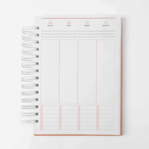 Planner Clean Vertical 2026 Rosa