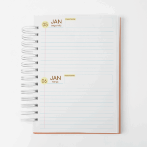 Agenda G19 2026 – Datada - 2 dias por página