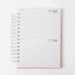 Agenda G19 Neutra 2026 – Datada - 2 dias por página