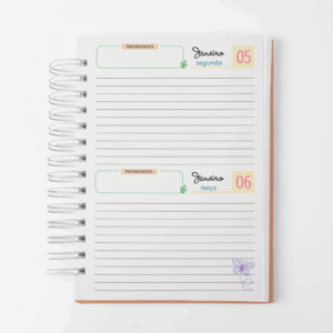 Agenda Thelma 2026 – Datada - 2 dias por página