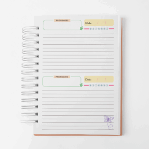 Agenda Thelma 2026 – Não Datado - 2 dias por página