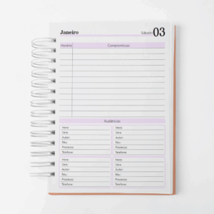 Agenda Jurídica Dream 2026 - Datada - Lilás