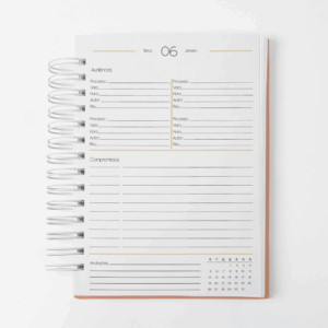 Agenda Jurídica Marta 2026 - Datada