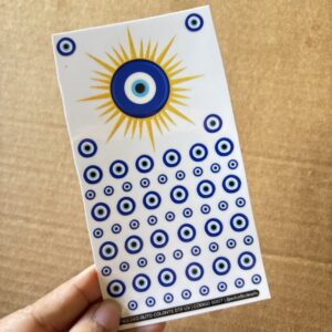 Cartela Adesivo DTF UV - Olhos Gregos - Personalize Capa de Celular, Copos, Caixas, Presentes e Muito Mais!