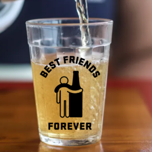 Copo Americano de Vidro Best Friends