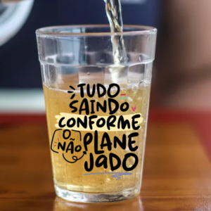 Copo Americano de Vidro Não Planejado