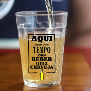 Copo Americano de Vidro Tempo