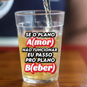 Copo Americano de Vidro Plano A Plano B
