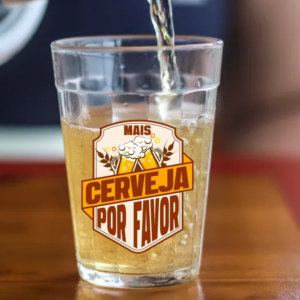 Copo Americano de Vidro Mais Cerveja