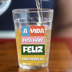 Copo Americano de Vidro A Vida