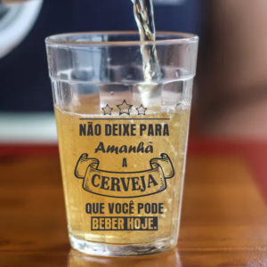 Copo Americano de Vidro Você pode Beber Hoje