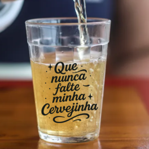 Copo Americano de Vidro Que Nunca Falte