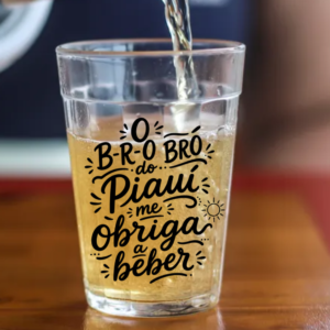 Copo Americano de Vidro B-R-O BRÓ